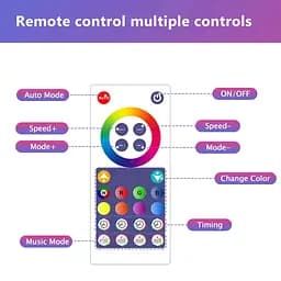Настінний світильник Smart Triangular Quantum Light SAL-012B Bluetooth USB interface with app 6pcs White - мініатюра 6