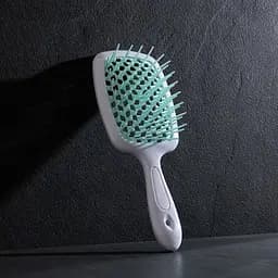 Массажная щітка для волосся Superbrush м'ятна продувна гребінець для волосся