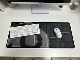 Великий килимок для мишки WorkPlaceShop Поєднання клавіш для Blender - мініатюра 4