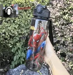 Бутылка «Человек-паук» Spider-Men с трубочкой для спорта и фитнеса, 750 мл