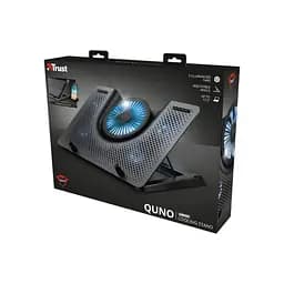 Підставка до ноутбука Trust GXT 1125 Quno (17.3") Blue LED Black (23581_TRUST) - мініатюра 5