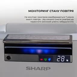 Очищувач повітря з функцією зволоження Sharp KC-G50EUH - мініатюра 14