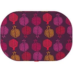 Лежанка для собак Waudog Relax, Гранат, зі змінним чохлом, розмір M, 80х55 см (098-0107)