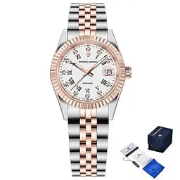 Наручний годинник жіночий PD-1794L Silver-Rose Gold-White Pagani Design acs0031232