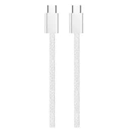 Дата кабель USB-C to USB-C 2.0m (braided cotton) (PD Fast Charging 60W) 3.0А grey ColorWay (CW-CBPDCC068-GR) - мініатюра 7