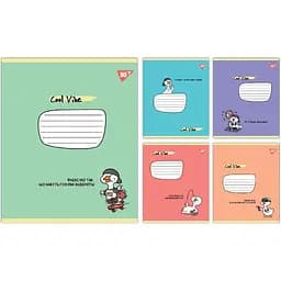 Зошит учнівський "Cool vibe" Yes 767839 12 аркушів1 шт. в асортименті