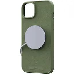 Чохол-накладка Njord Suede MagSafe Case Olive для iPhone 15 (NA51SU06) - мініатюра 3