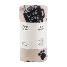 Плед Ardesto Fleece 100% поліестер песики бежевий 130 x 160 см (ART0723PB)