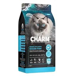 Сухий беззерновий холіст корм Charm North Atlantic Ocean Fish Чарм північноатлантична риба для котів 2 кг.