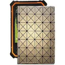 Чохол StatusCASE з екошкіри для планшету Hugerock T80V2 Золотий ромб