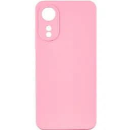 Чохол TPU GETMAN Liquid Silk Full Camera для Oo A78 4G Рожевий / Pink