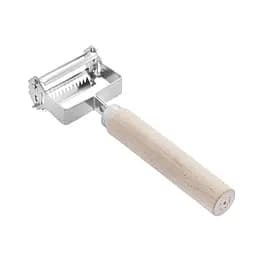 Нож для очистки экономка + шинковка для овощей и корейской морковки стальная двухсторонняя 17 см, Master Class Бежевый 84900