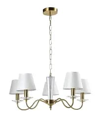 Люстра Edlin PL321167-5 Moren E14 5x12W IP20 латунний