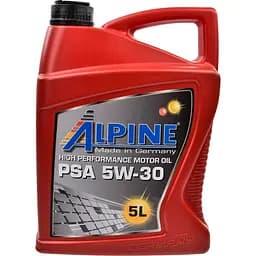 Олива моторна синтетична Alpine PSA 5W-30 C2 PSA B71 2290, Fiat 9.55535-S1 5 л (23443)