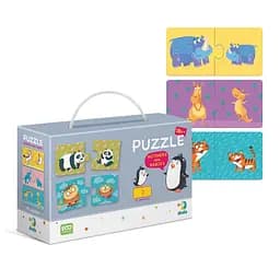 Навчальна гра-пазл "Мама та Малюк" DoDo Toys 300150, 24 елементи-12 пар - мініатюра 2