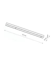 Магнітний трековий світильник Nowodvorski 11333 UT-LVM Line LED 1x12W 4000K 1000Lm IP20 чорний - мініатюра 5
