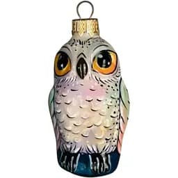 Ялинкова прикраса Різдвяні історії Полярна сова скло (4820001045758)