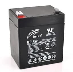 Аккумуляторная батарея AGM Ritar RT1250B, Black Case 12V 5.0Ah