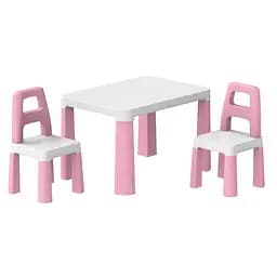 Детский стол с двумя стульями ТехноК 0457TXK розовый