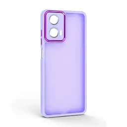 Защитный чехол для Motorola G04/G24/G04s, Shade, фиолетовый, TPU+PC, матовый, защита всего корпуса, панель-накладка, противоударный, с большими бортами, амортизирует удары при падениях, ArmorStandart (ARM75717)