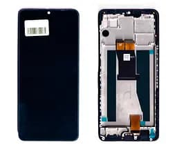 Дисплей Xiaomi Redmi 10C/ Poco C40 чорний + рамка