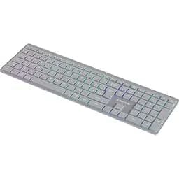 Клавіатура Canyon HKB-W11 UK/US RGB Dual Mode Wireless Grey (CNS-HBTK11G) - мініатюра 2