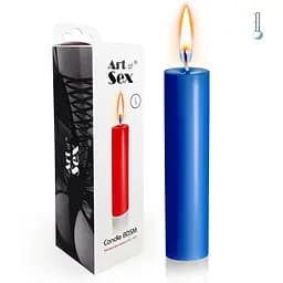 Синя воскова свічка Art of Sex Size M 15 см