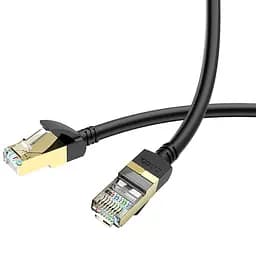 Дата кабель Hoco US02 Level pure copper gigabit ethernet 3 м Black - мініатюра 2