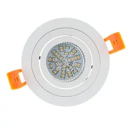Світильник врізний поворотний Brille HDL-DT 108/1 MR16 WH 36-246 - мініатюра 2