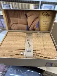 Постільна білизна Mahver Bej Муслін Sikel pbe0051688