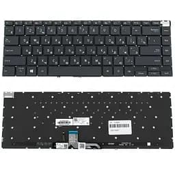 Клавіатура для ноутбука ASUS (UX5400), rus, black, без фрейма, підсвічування клавіш