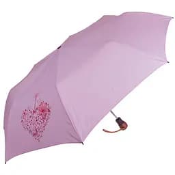 Женский складной зонтик полуавтомат Airton 100 см розовый