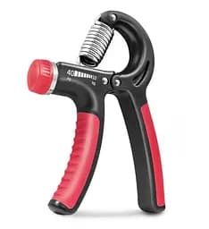 Еспандер кістьовий PowerPlay PP-4323 з регульованим навантаженням 10-40 кг Strength Grip Чорно-червоний (PP_4323_Bl/Red) - мініатюра 2