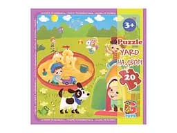 Пазлы G-Toys Детская площадка, 20 элементов, LX09