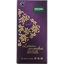 Шоколад чорний Naturata Латинська Америка органічний 80 г