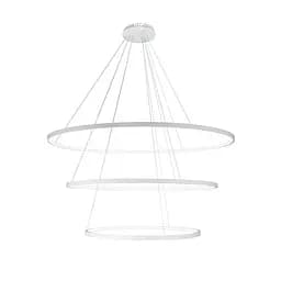 Люстра стельова LED Levistella 7529832-3A WHITE LED (400+600+800), 130W, три режими світла, білий, для вітальні