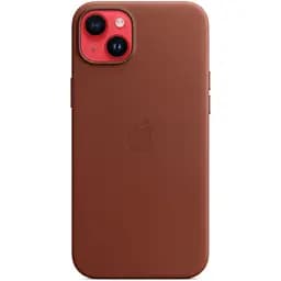 Оригінальний шкіряний чохол Apple Leather Case MagSafe для iPhone 14 Plus (6.7") Umber (MPPD3ZE/A) - мініатюра 10