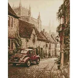 Алмазна мозаїка Ideyka Старе місто ©Сергій Лобач AMO7381 40х50 см 