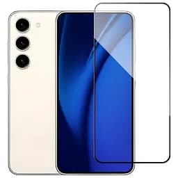 Захисне 2.5D скло Blueo Full Cover HD для Samsung Galaxy S25 Edge Чорний - мініатюра 4