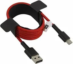 Кабель дата та зарядний Xiaomi Mi оригінал Type-C Braided SJV4110GL в обплетенні червоний - мініатюра 2