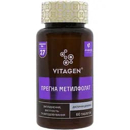 Диетическая добавка Vitagen Прегна Метилфолат 60 таблеток
