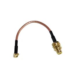 Антенний кабель RG316 - перехідник MMCX кутовий в SMA Female RG1316 10 см