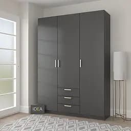 Шафа розпашна Idea Д-118 Антрацит