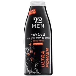 Гель для чоловіків Keff Ultra Power 3в1, для душу, волосся та обличчя, 700 мл