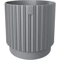 Горщик для квітів Form-Plastic Міка Циліндр Петіт Eco-14 1.63 л сірий (5290-040)