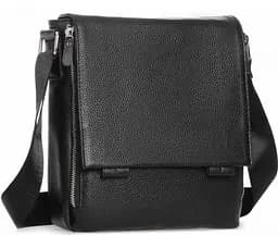 Чоловіча сумка з натуральної шкіри Tiding Bag Чорна (SA25F-8877A)