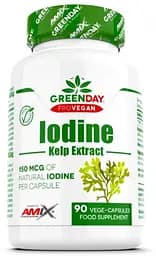 Вітаміни та мінерали AMIX GreenDay ProVegan Iodine Kelp Extract, 90 вегакапсул