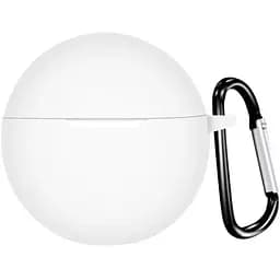 Чохол-накладка DK для Oppo Enco Air 2i | Silicone Candy Friendly з карабіном (016044) (white)