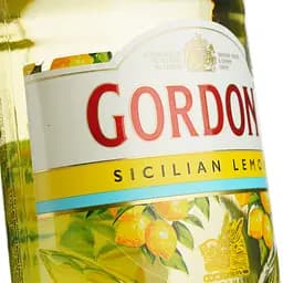 Алкогольний напій Gordon's Sicilian Lemon Gin 37.5% 0.7 л - мініатюра 5