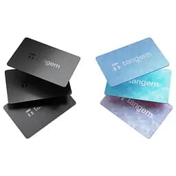 Криптогаманці Tangem Wallet Family Pack – 2 набори по 3 картки Black + Shades of Winter